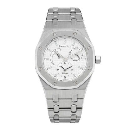 Audemars Piguet Stainless Steel 36mm Royal Oak Dual Time Automatic Watch White 25730ST 1 of 5