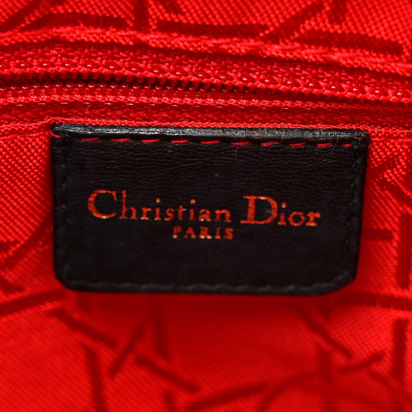 Lambskin Cannage Medium Lady Dior Black