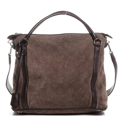 Louis Vuitton Monogram Suede Antheia IXIA PM BBrown 1 of 7