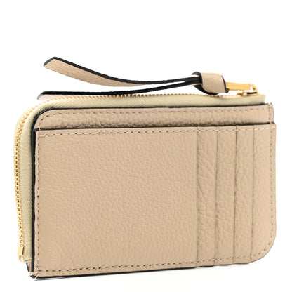 Chloe Grained Calfskin Medium Marcie Zip Card Holder Blush Nude 3 of 6