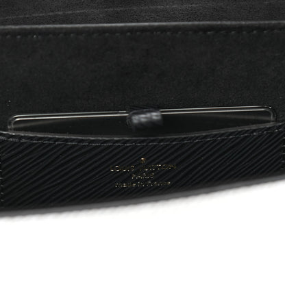 Louis Vuitton Epi Tortoiseshell Twist Shoulder Bag MM Black White 6 of 6
