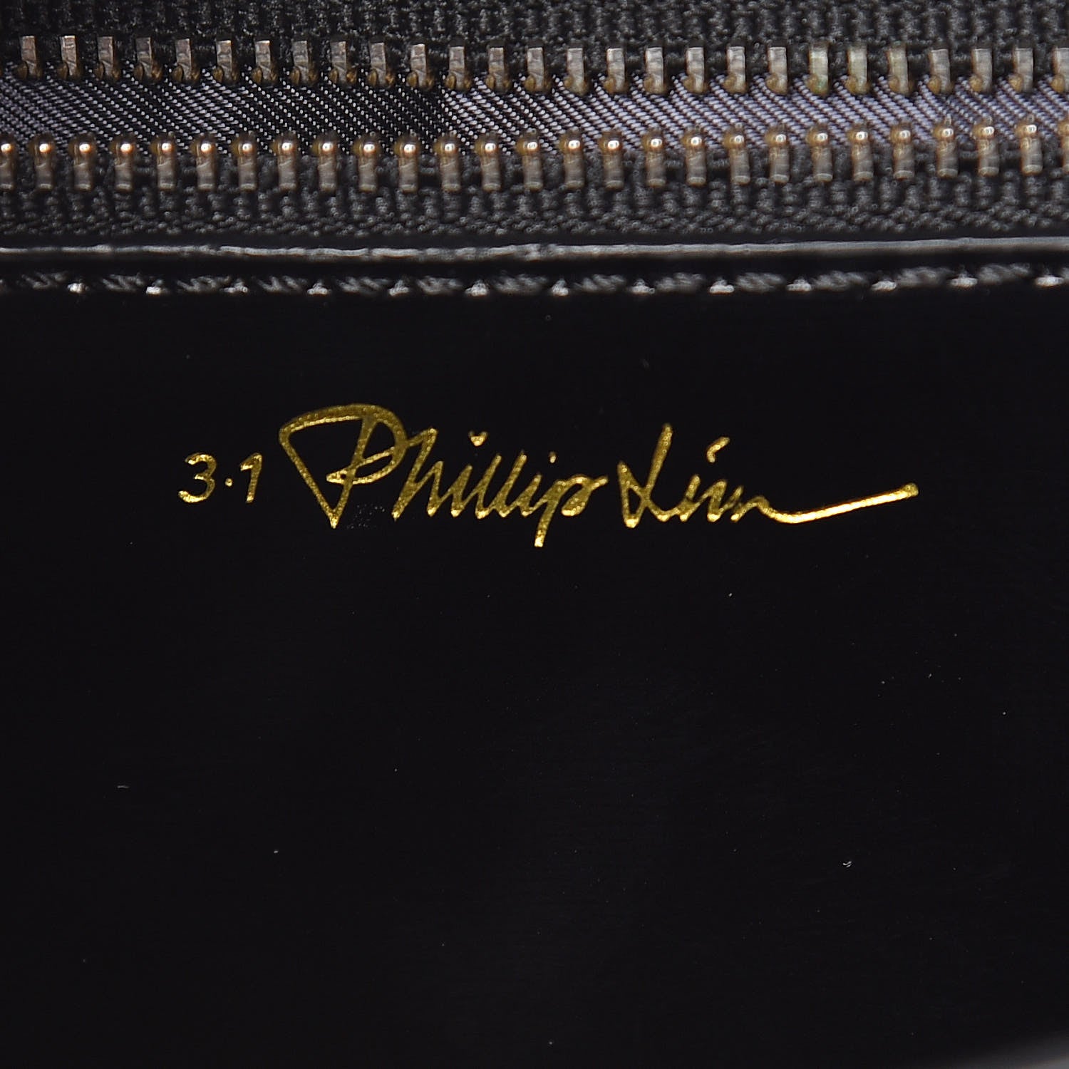 3.1 Phillip Lim 3.1 Smooth Calfskin Specchio Medium Pashli Satchel Black Silver 8 of 16