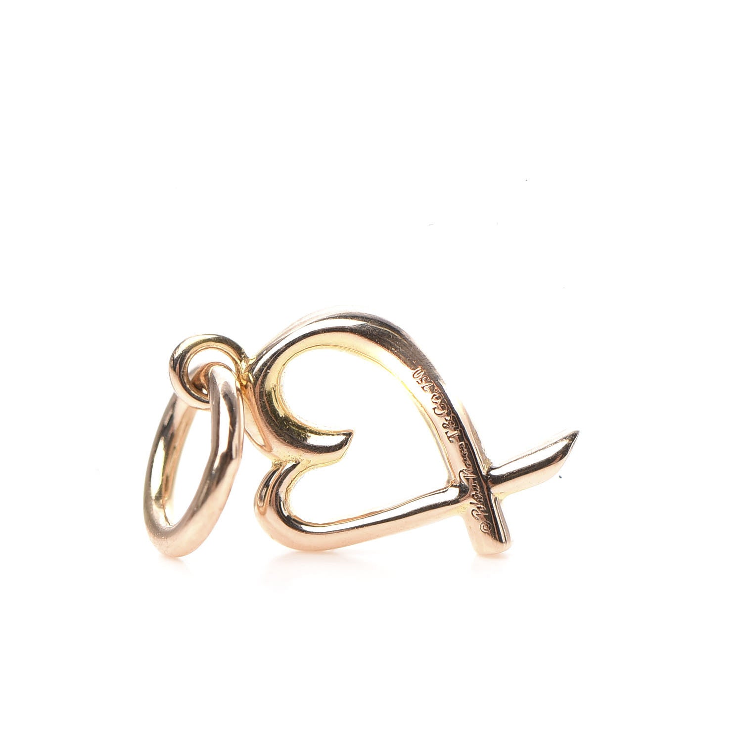 Tiffany 18K Rose Gold Paloma Picasso Loving Hearts Charm 2 of 3