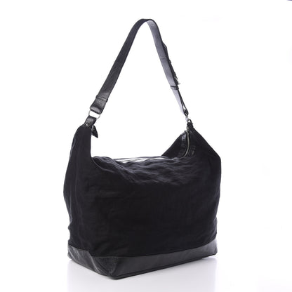 Balenciaga Chevre Canvas Classic Silver Hardware Hobo Black 2 of 8