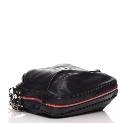 Chanel Perforated Lambskin Baseball Spirit Ligne Bag Navy 4 of 10