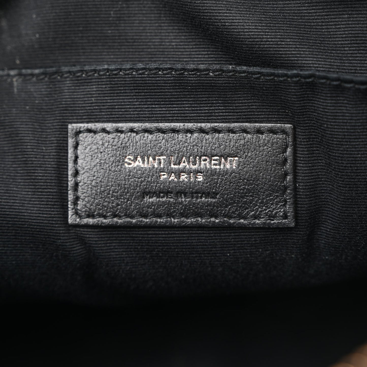 Calfskin Matelasse Monogram Monochrome Lou Camera Bag Black