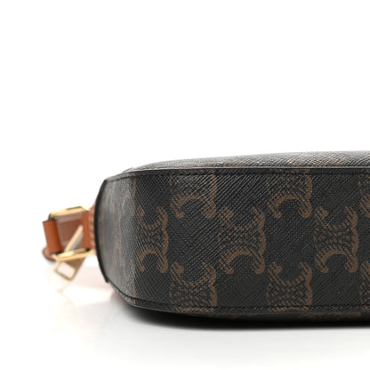 Celine Triomphe Canvas Small Camera Bag Tan 9 of 10