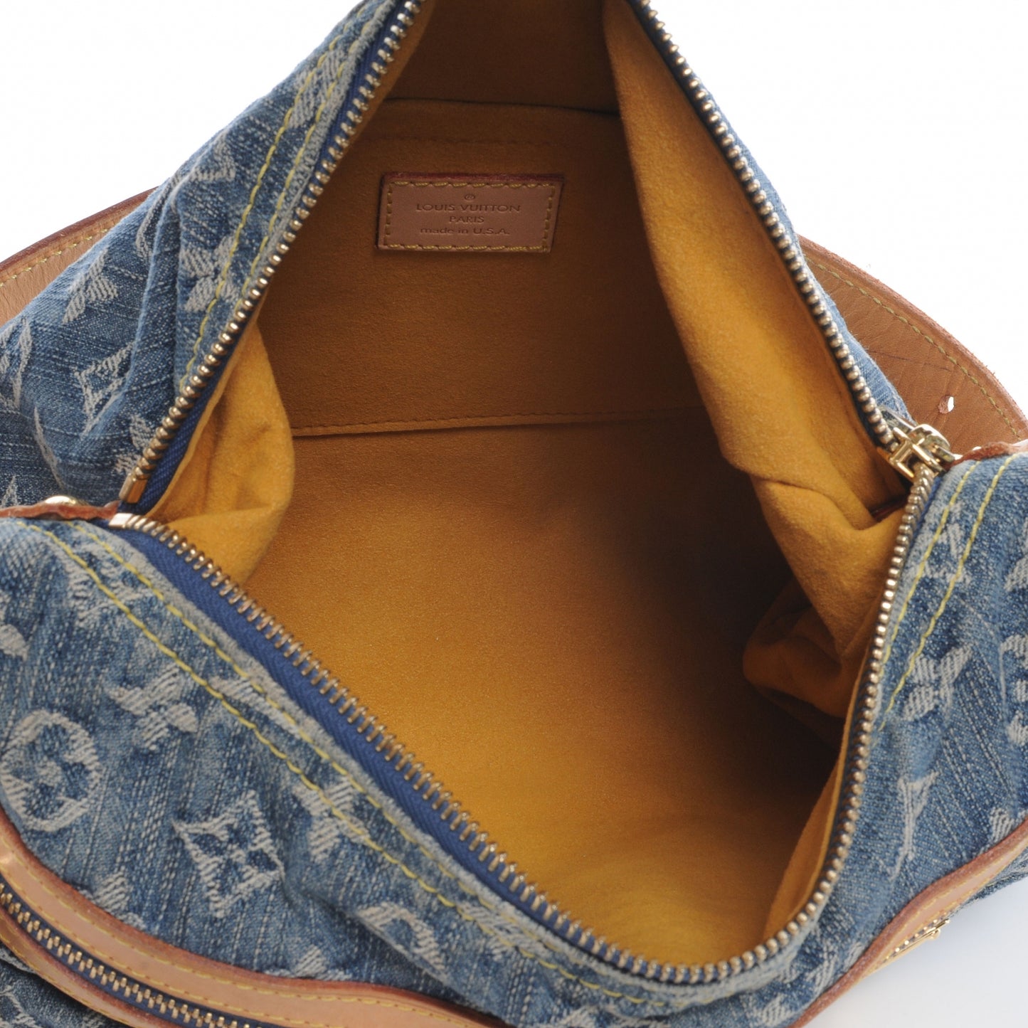 Monogram Denim Baggy PM Blue