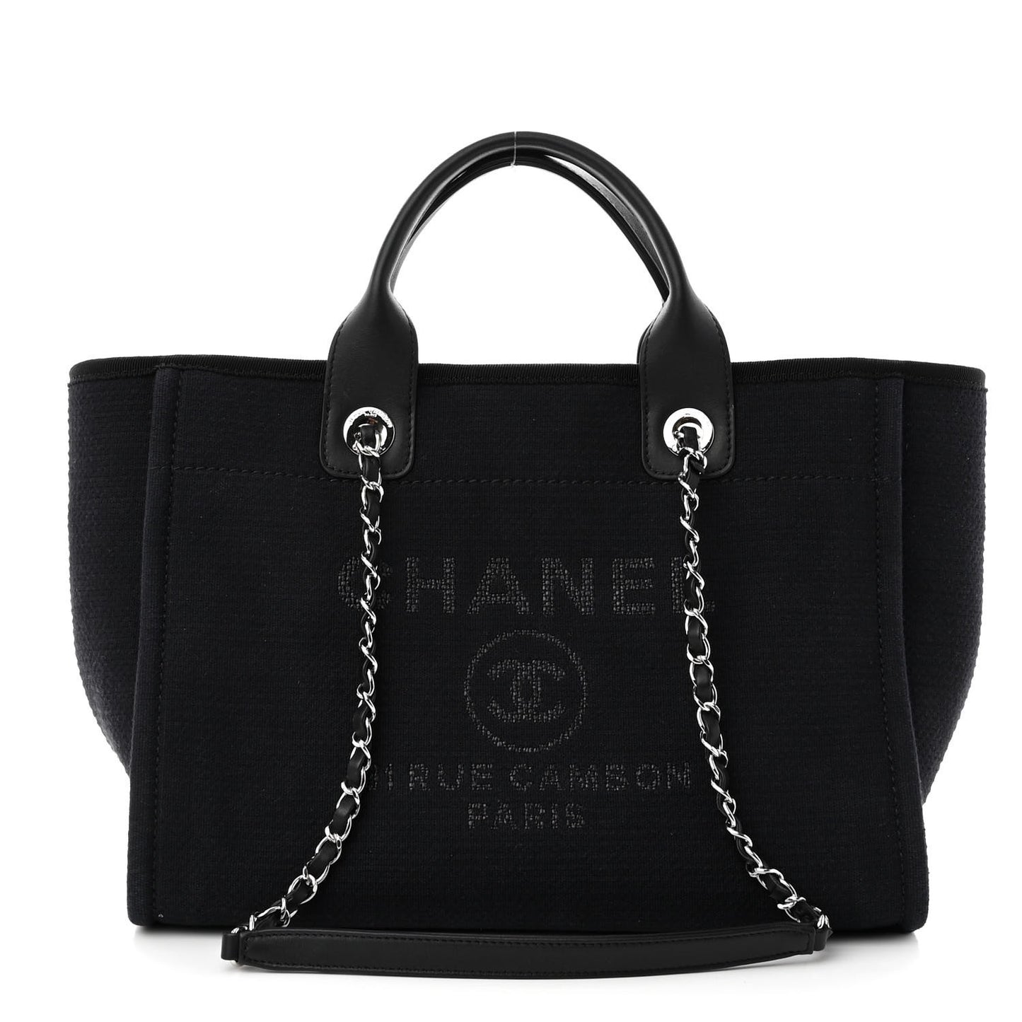 Mixed Fibers Small Deauville Tote Black