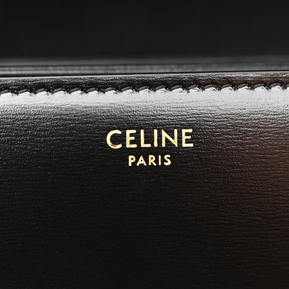 Celine Shiny Calfskin Medium Triomphe Black 6 of 11