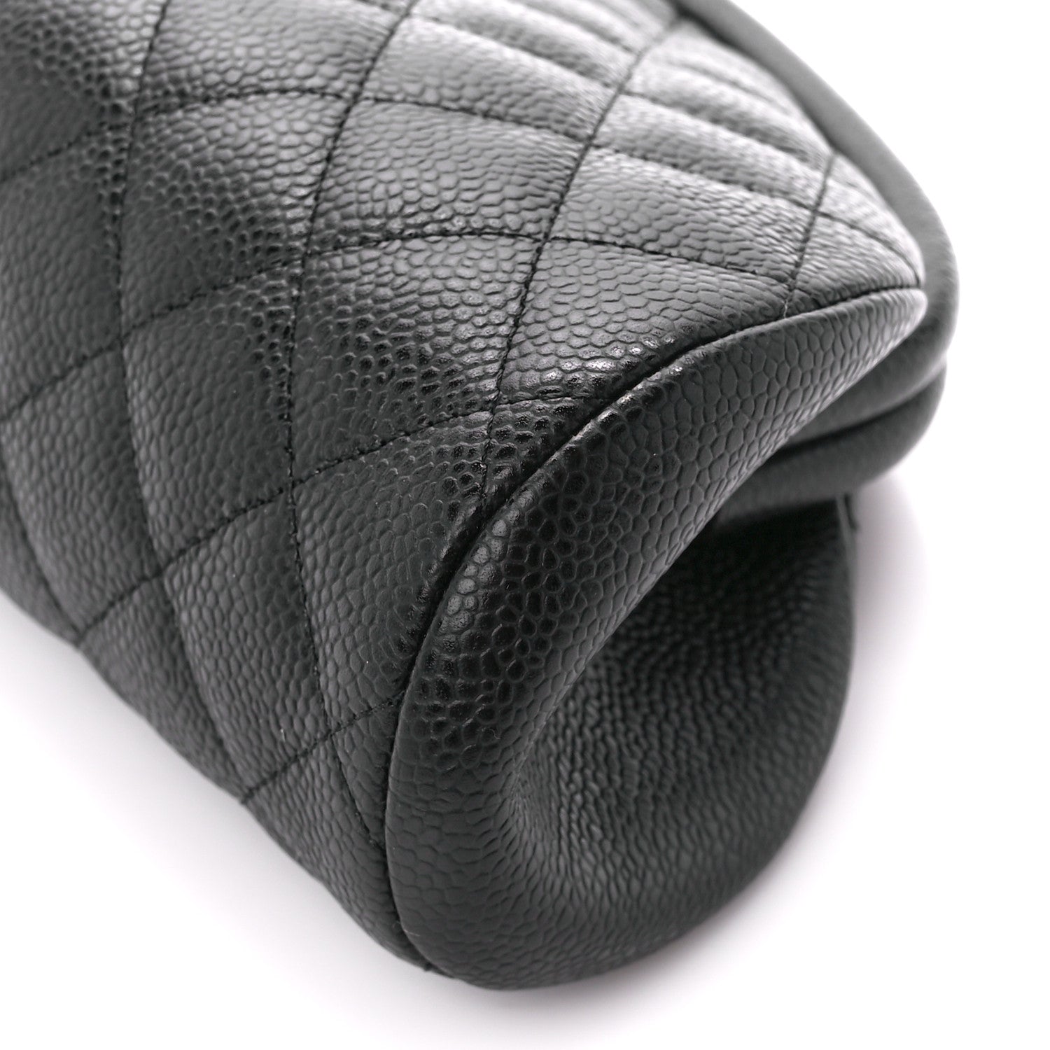 Chanel Caviar Quilted Timeless Clutch Black 10 of 11