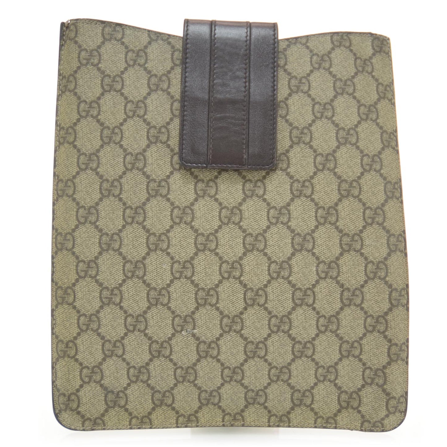 GG Plus Monogram Ipad Case Ebony
