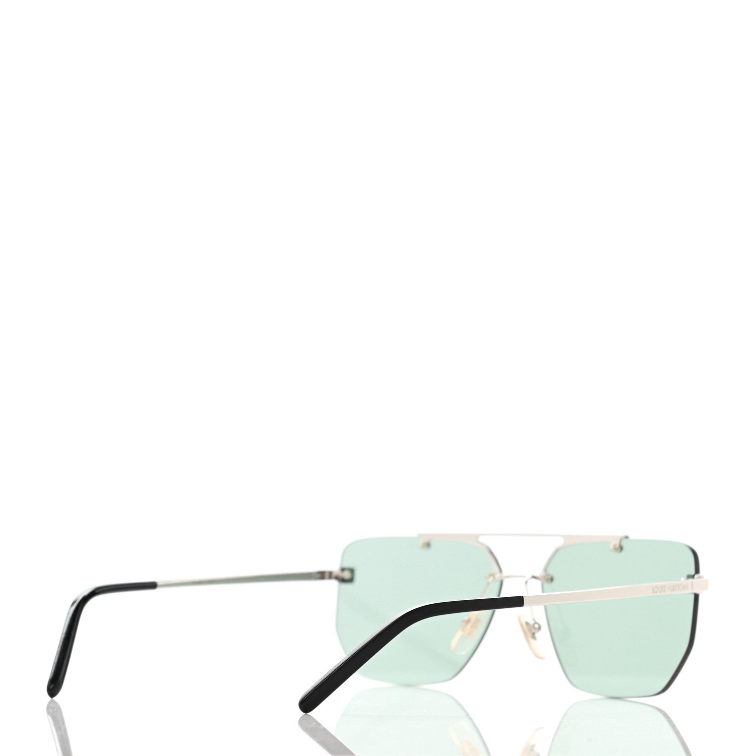 Louis Vuitton Metal Aviator Sunglasses Z1201W Blue 4 of 9