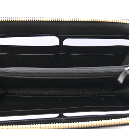 Gucci Guccissima Signature Zip Around Organizer Wallet Black 5 of 8