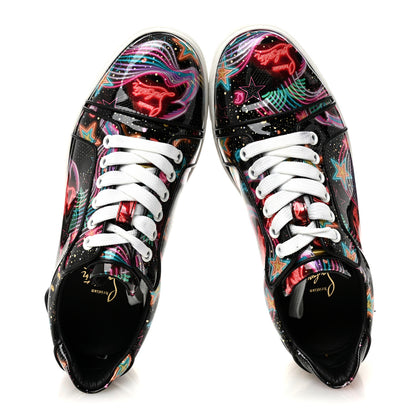 Christian Louboutin Patent Starlight Orlato Flat Sneakers 37 Multi 2 of 10