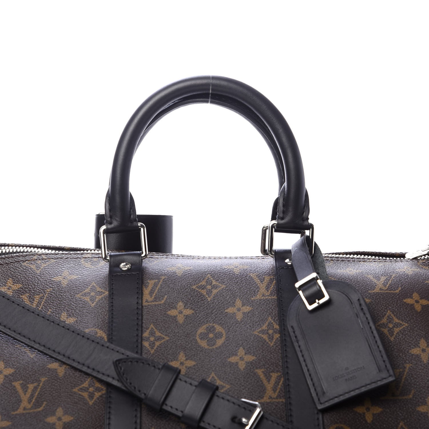 Louis Vuitton Monogram Macassar Keepall Bandouliere 45 8 of 11
