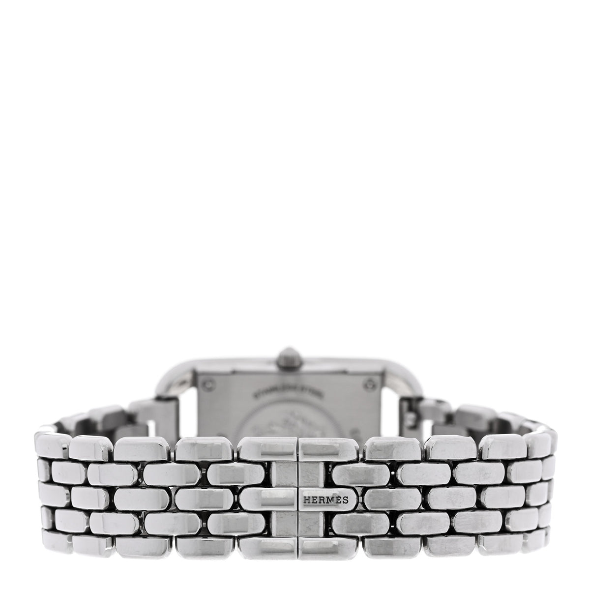 Hermes Stainless Steel 23mm Cape Cod Quartz Watch Etoupe 3 of 5