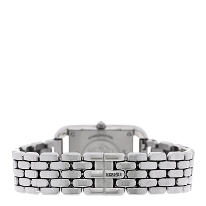 Hermes Stainless Steel 23mm Cape Cod Quartz Watch Etoupe 3 of 5