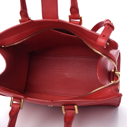 Saint Laurent Calfskin Small Classic Y Cabas Rouge Orient 5 of 9