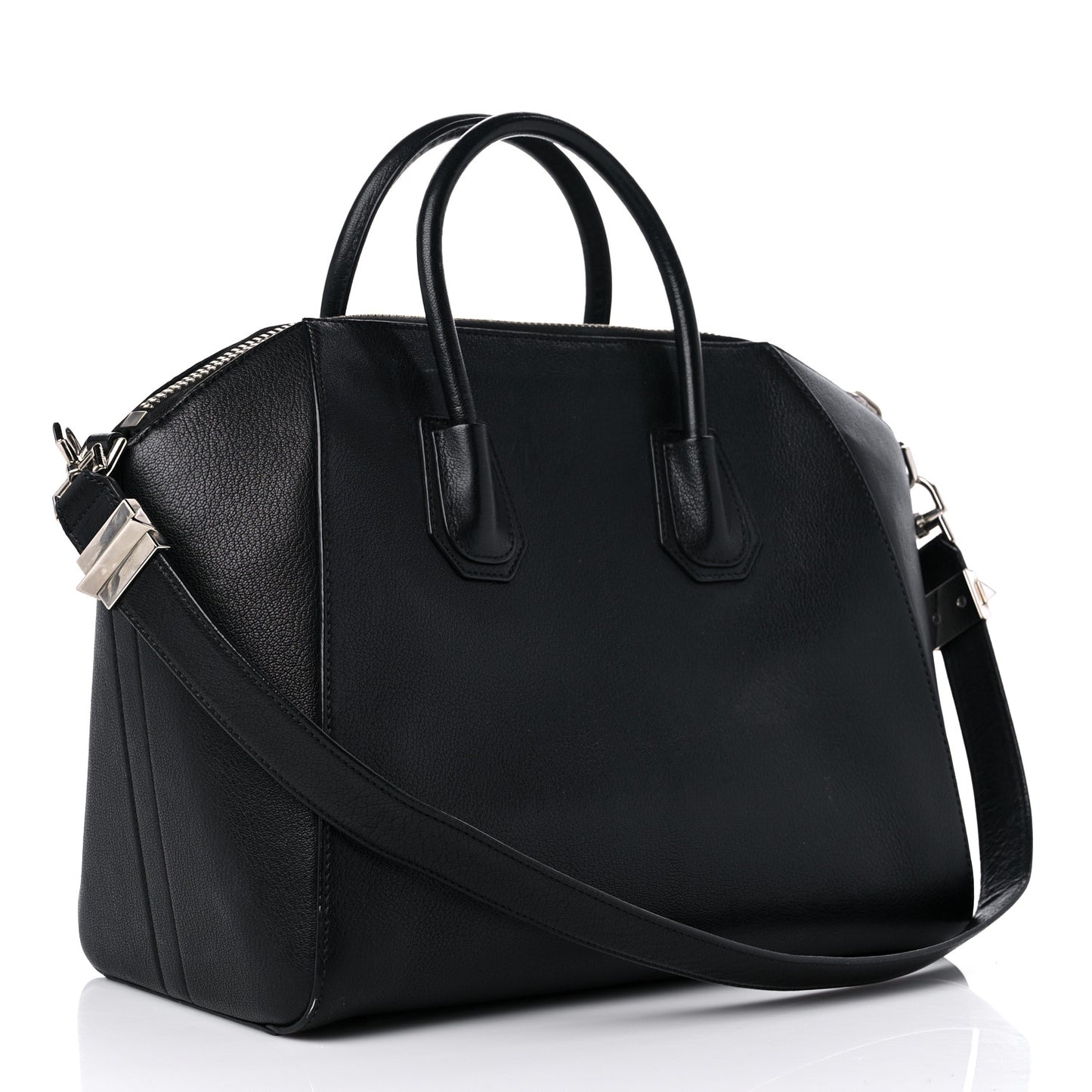 Sugar Goatskin Small Antigona Black