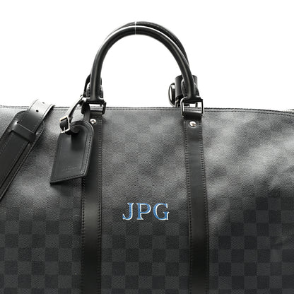 Louis Vuitton Damier Graphite My LV Heritage Keepall Bandouliere 55 13 of 20