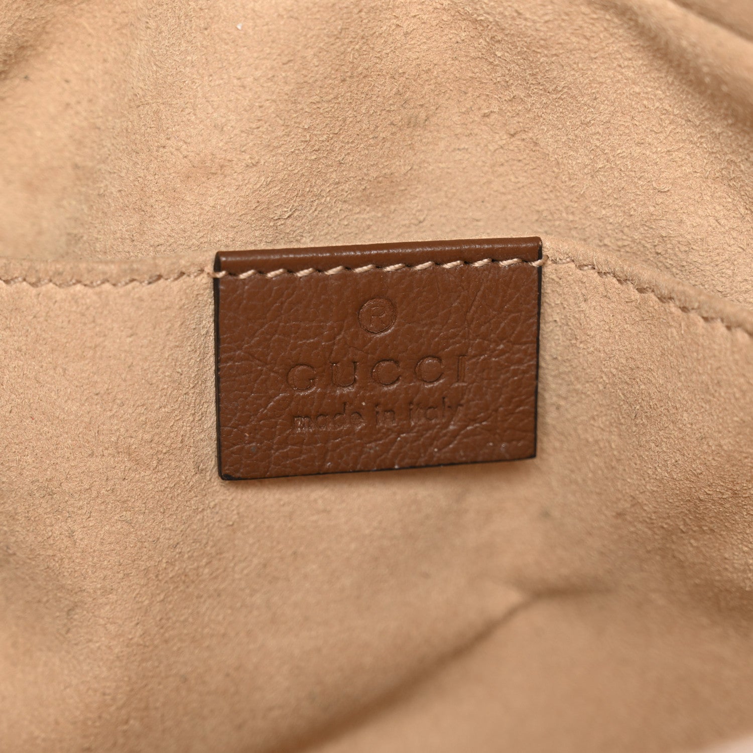 Gucci Glazed Calfskin Matelasse Diagonal Small GG Marmont Chain Shoulder Bag Cuir 7 of 13