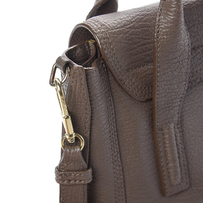 3.1 Phillip Lim 3.1 Textured Calfskin Mini Pashli Satchel Taupe 11 of 16