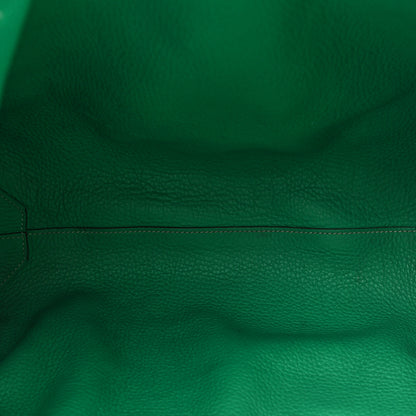 Hermes Taurillon Clemence Double Sens 36 Reversible Tote Menthe Colvert 8 of 20