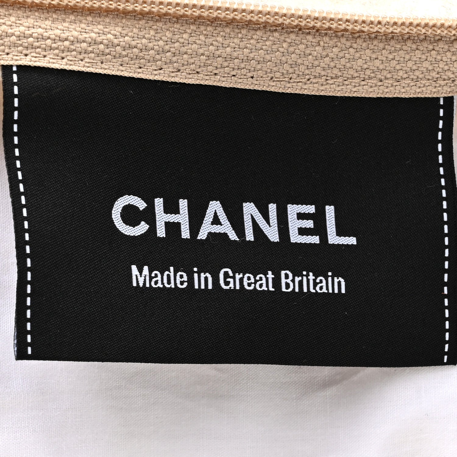 Chanel Merino Wool Cashmere CC Pillow Beige Off White 5 of 5