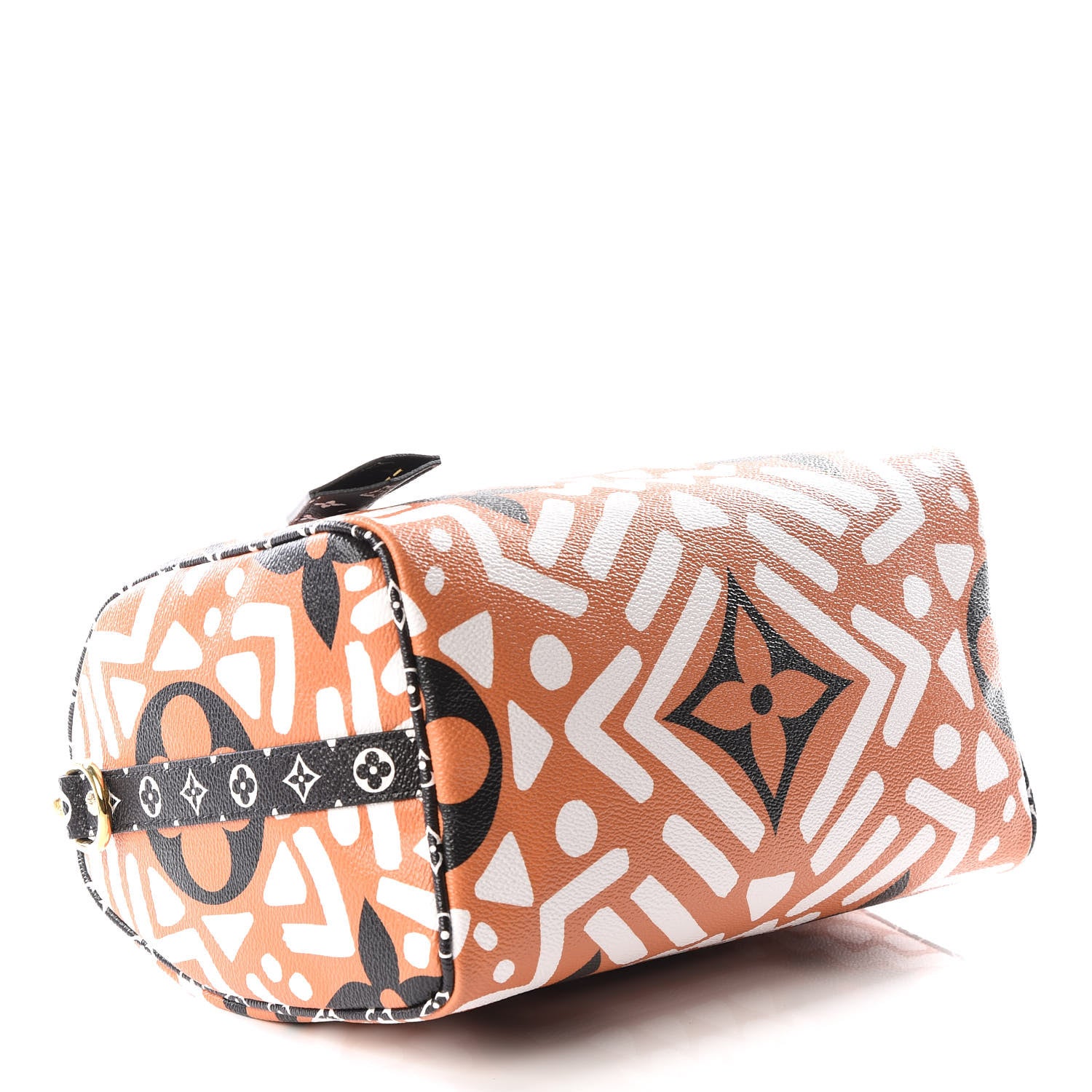 Louis Vuitton Monogram Giant Crafty Speedy Bandouliere 25 Creme Caramel 3 of 10