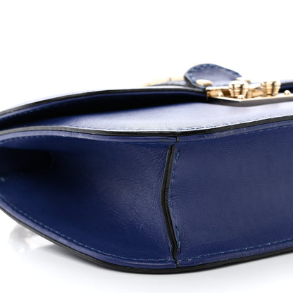 Valentino Garavani Vitello Small Glam Lock Rockstud Flap Blue China 9 of 13