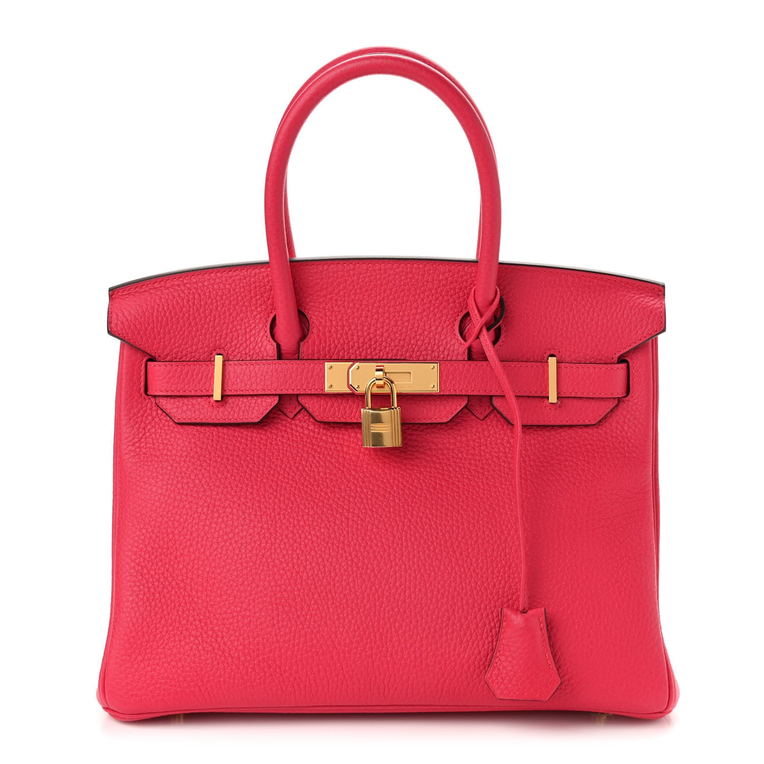 Hermes Taurillon Clemence Birkin 30 Rose Extreme 1 of 13