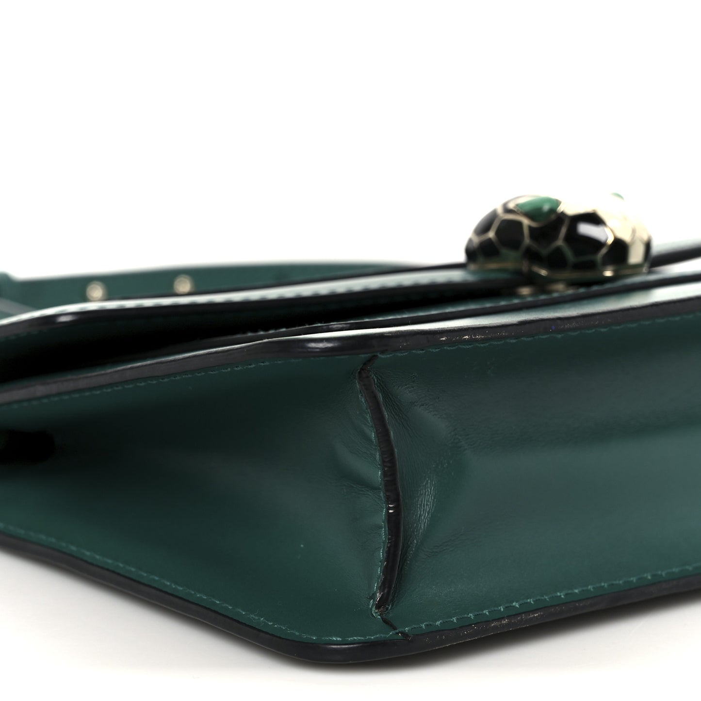 Calfskin Serpenti Forever Crossbody Bag Emerald Green