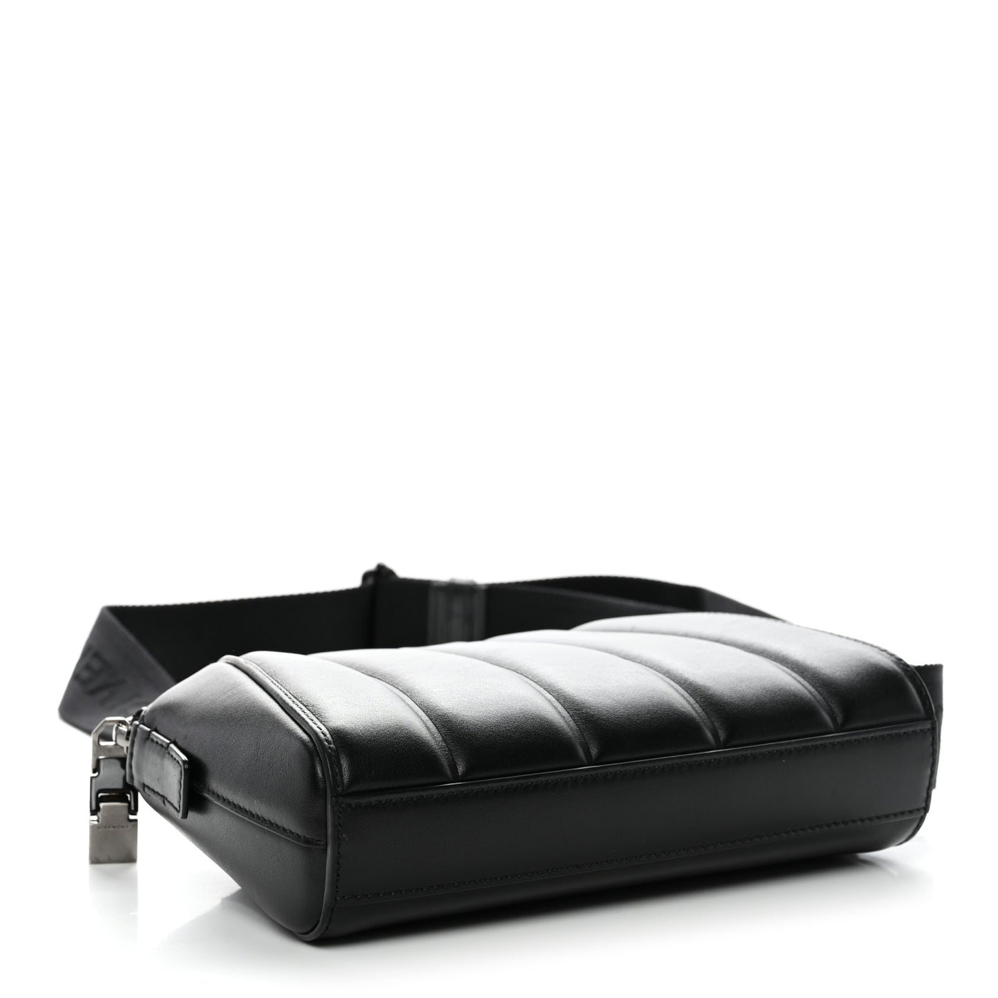 Lambskin Antigona U Padded Crossbody Bag Black