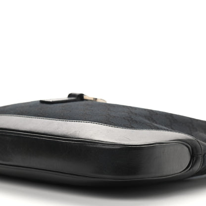 Gucci Monogram Small Jackie O Hobo Black 9 of 12