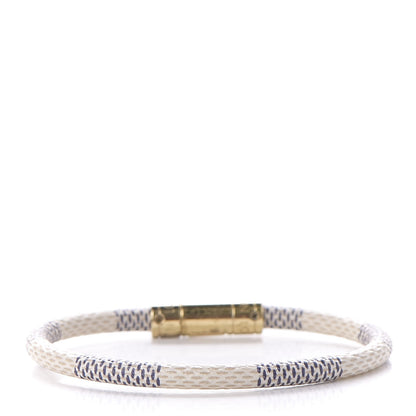 Louis Vuitton Damier Azur Keep It Bracelet 19 3 of 5