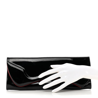 Christian Louboutin Patent Pigalle Clutch Black 2 of 6