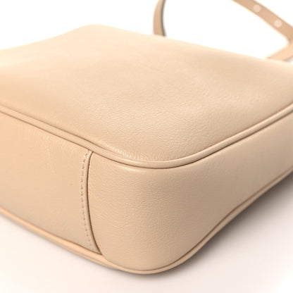 Gucci Softy Wonka Textured Dollar Calfskin Small Diana Shoulder Bag Light Beige 10 of 10