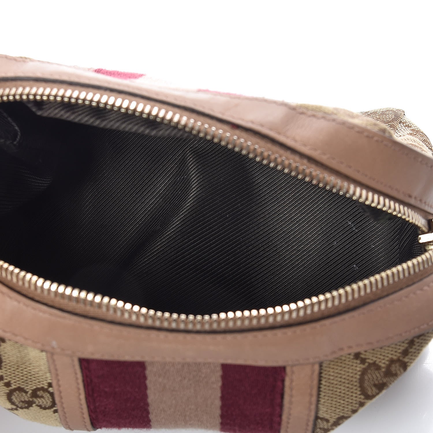 Gucci Monogram Web Small Cosmetic Case Bordeaux 5 of 10