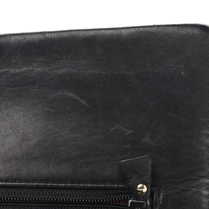 Chanel Lambskin Quilted Medium Double Flap Black 12 of 16