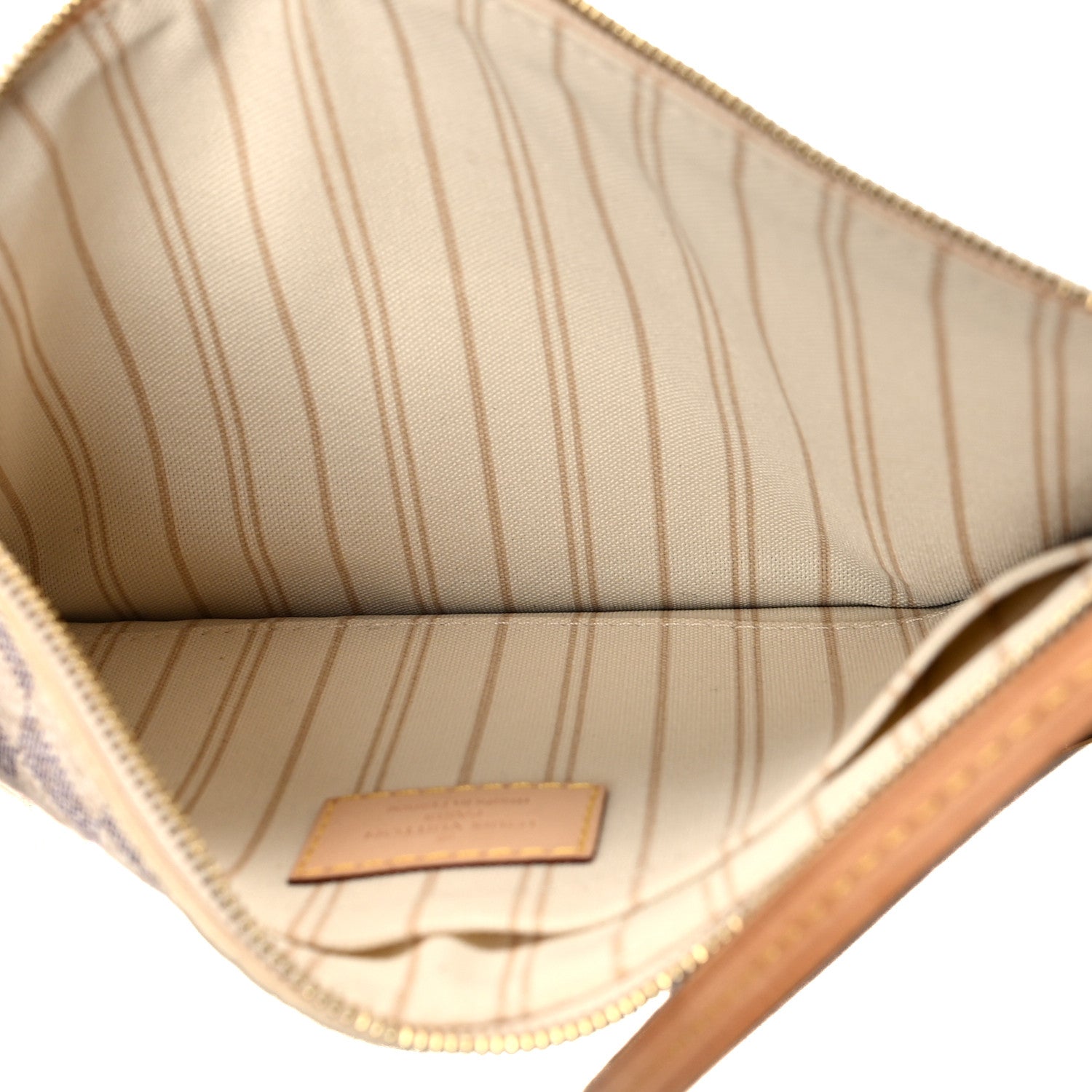 Louis Vuitton Damier Azur Neverfull MM GM Pochette 3 of 9