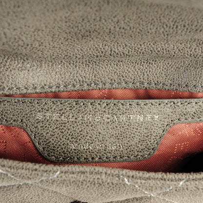 Stella McCartney Shaggy Deer Quilted Mini Falabella Light Grey 7 of 9