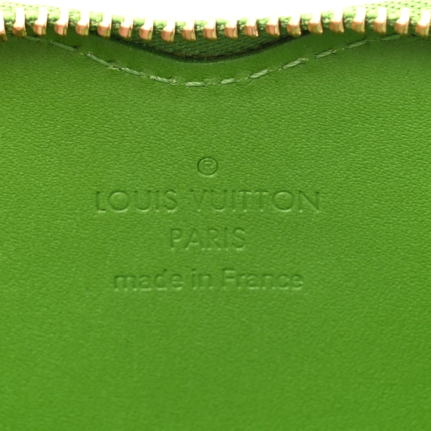 Vernis Heart Coin Purse Vert Tonic