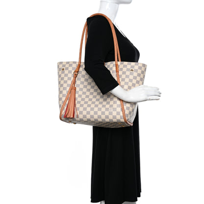 Louis Vuitton Damier Azur Propriano Rose Ballerine 2 of 14