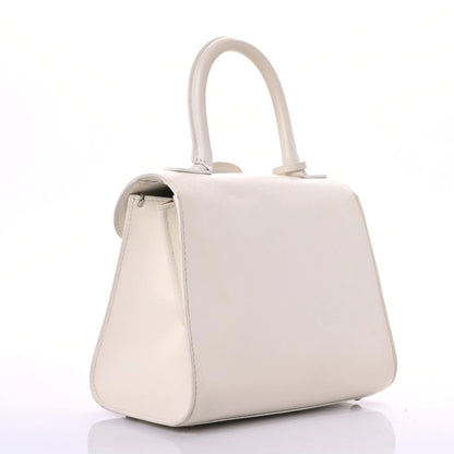 Delvaux Calfskin Mini Brillant Satchel Ivory 3 of 18
