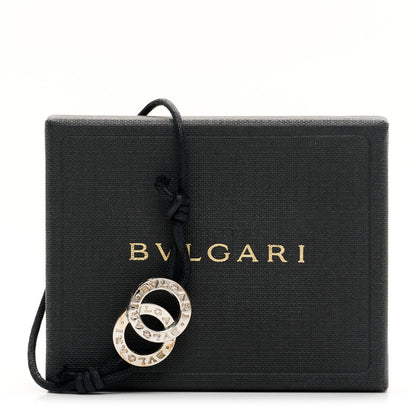 Bulgari Sterling Silver BVLGARI BVLGARI Interlocking Circles Adjustable Cord Bracelet Black 4 of 4