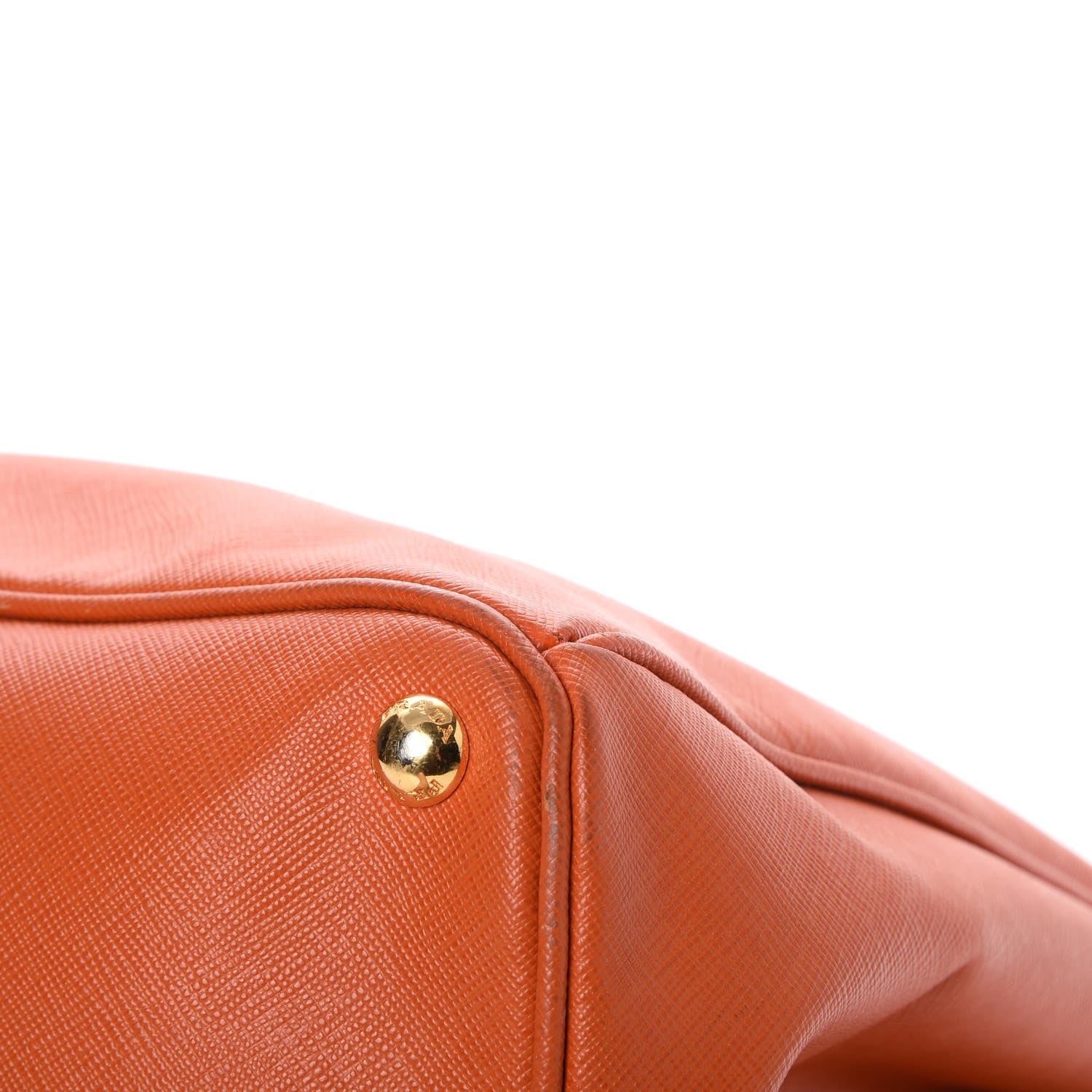 Prada Saffiano Lux Large Tote Papaya 14 of 14