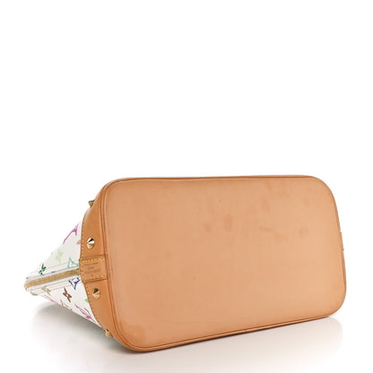 Louis Vuitton Monogram Multicolor Alma White 4 of 11