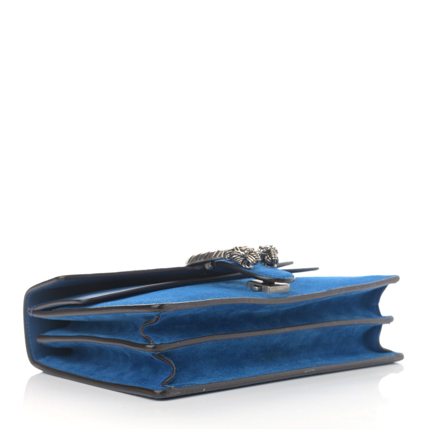 Suede Small Dionysus Shoulder Bag Blue