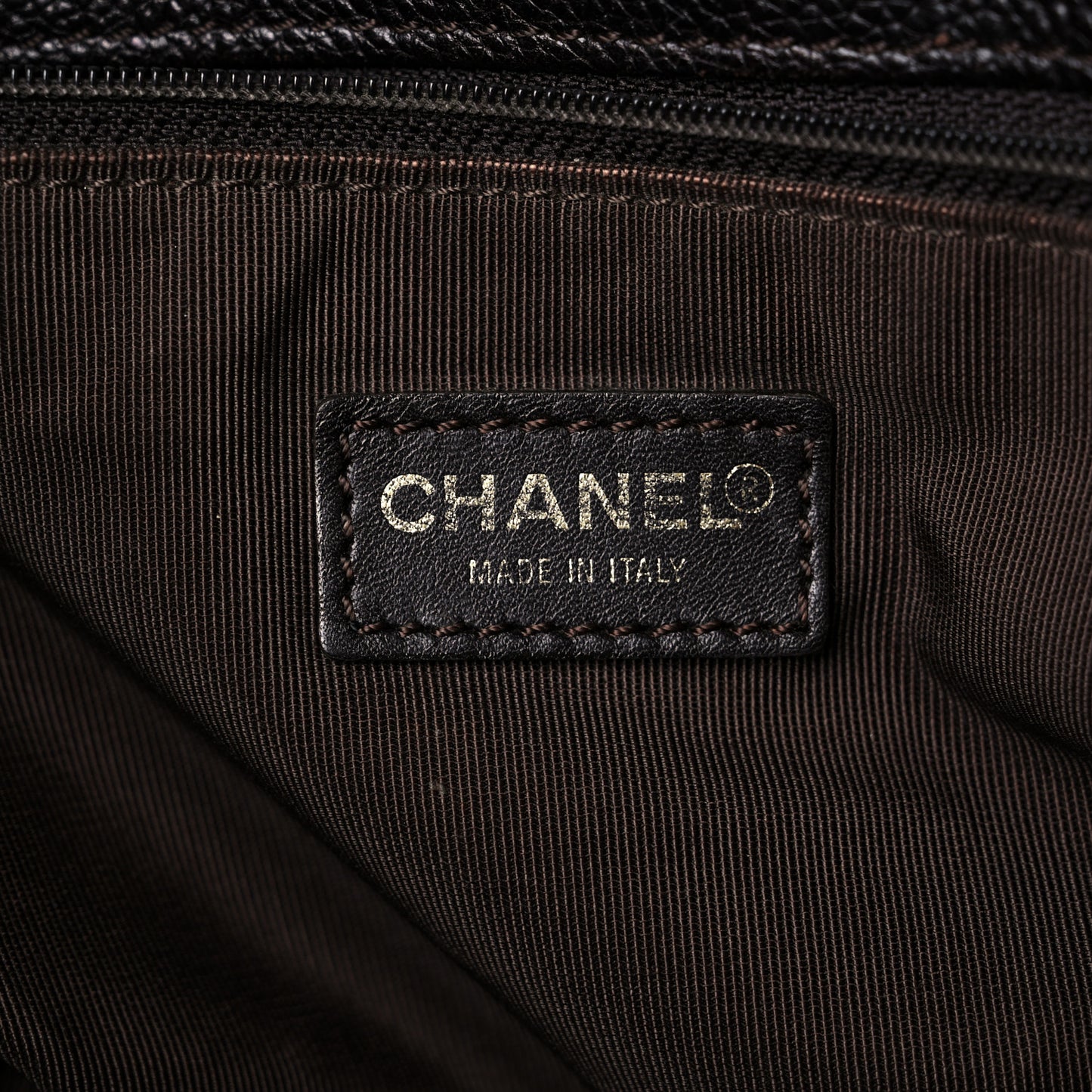 Calfskin Cerf Executive Shopper Tote Brown